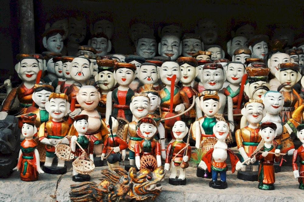 Water puppet is the unique art of Vietnam